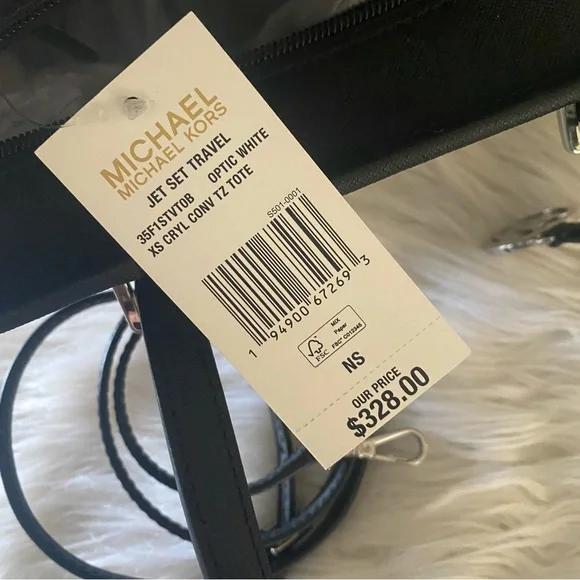 New Michael Kors jet set carryall xs tote convertible crossbody bag - Picture 5 of 13